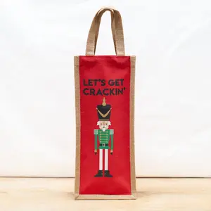Nutcracker Get Crackin' Wine Bag