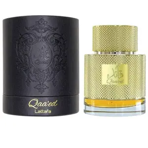 Lattafa Qaa’ed Eau de Parfum 100ml Unisex Bold Spicy Arabic Fragrance with Cinnamon Cardamom Oud & Vanilla Long Lasting Scent for Him & Her
