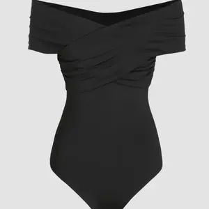 Solid Off-Shoulder Bodysuit