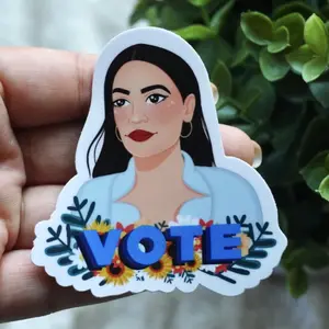 AOC VOTE Sticker