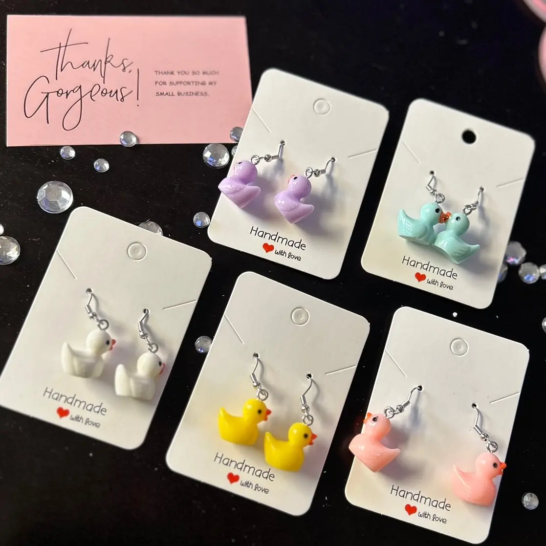 Cute 5 Pc Ducky Earrings Cute 5 Pc Ducky Earrings