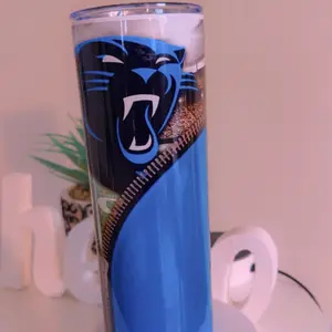 20oz Tumbler Carolina Panthers