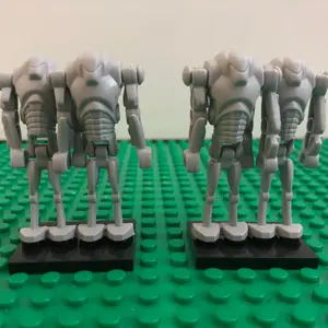 BRAND NEW Grey SUPER Battle Droid Minifigure (4-piece!)