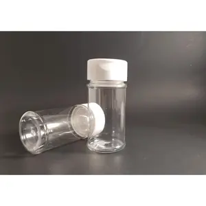 Glitter Shaker Jars - Set of 36, 3.5 oz, PET Material, Mess-Free, Screw-on Tops, Black & White