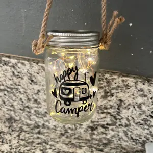 Camping mason jar lantern