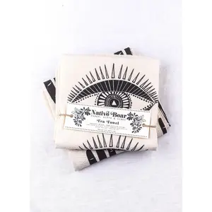 The Rainbow Vision Block Printed Tea Towels