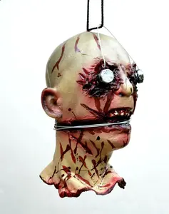 Scary Halloween Props Life Size Walking Dead Zombie Rotting Corpse Severed Head