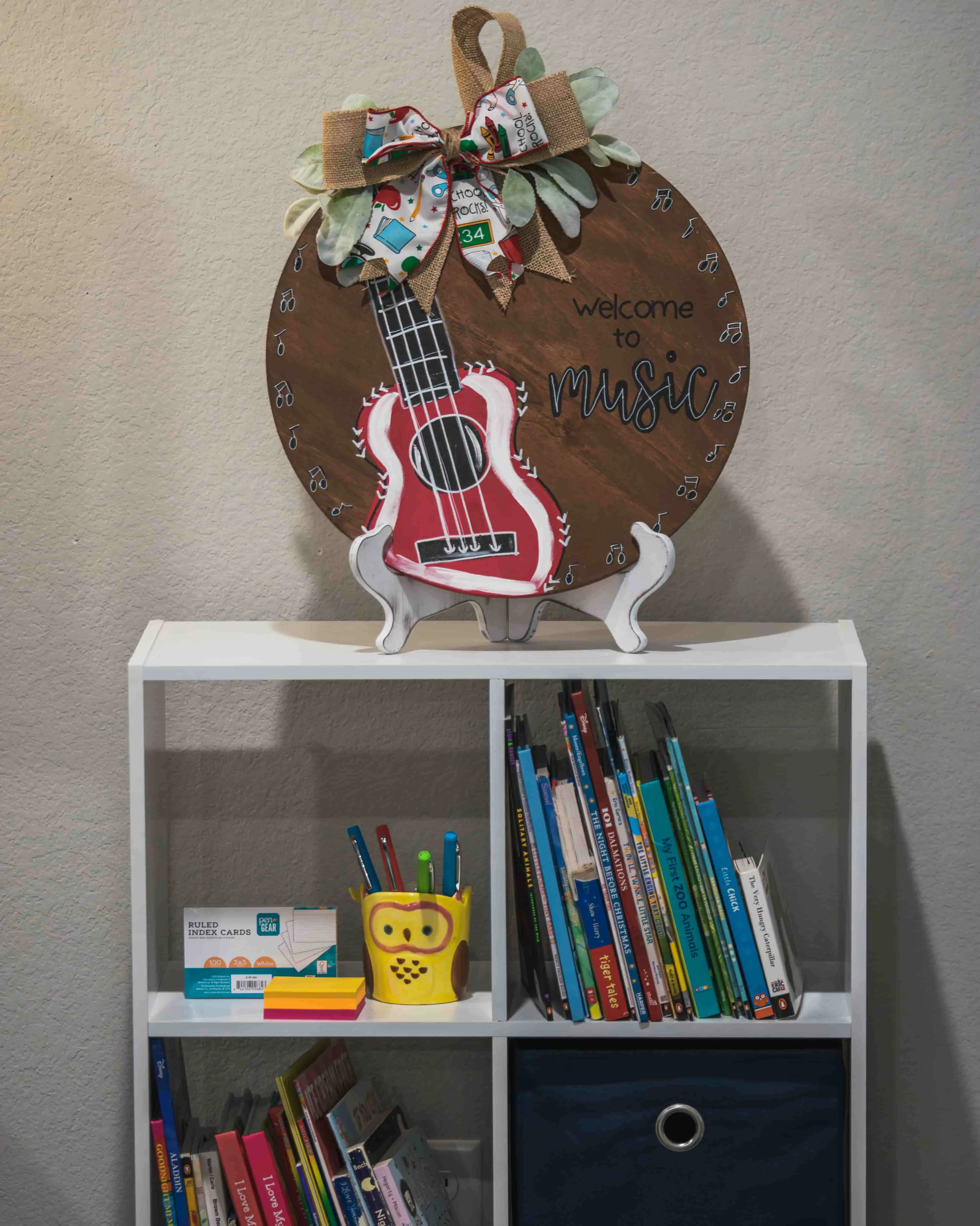 Welcome To Music Teacher Door Hanger