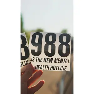 988 Awareness Sticker