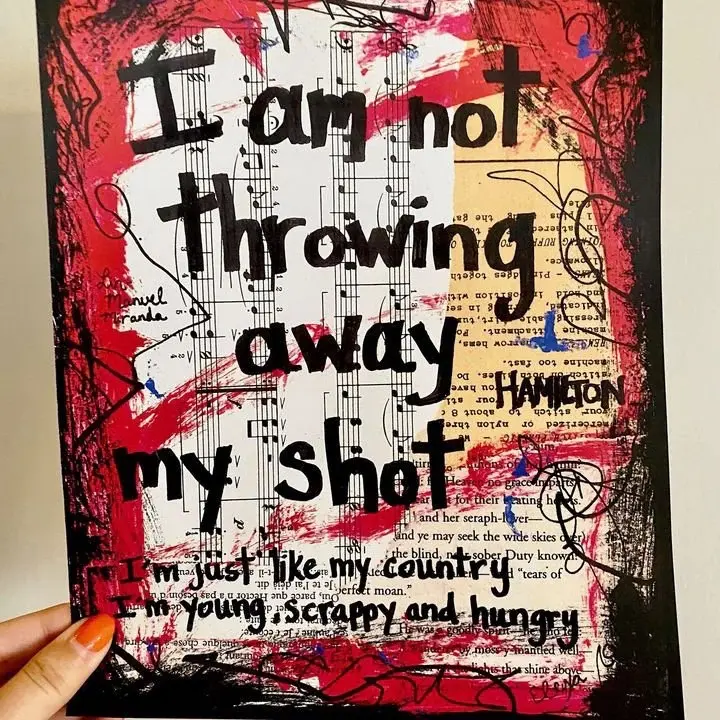 Hamilton My Shot Art Print