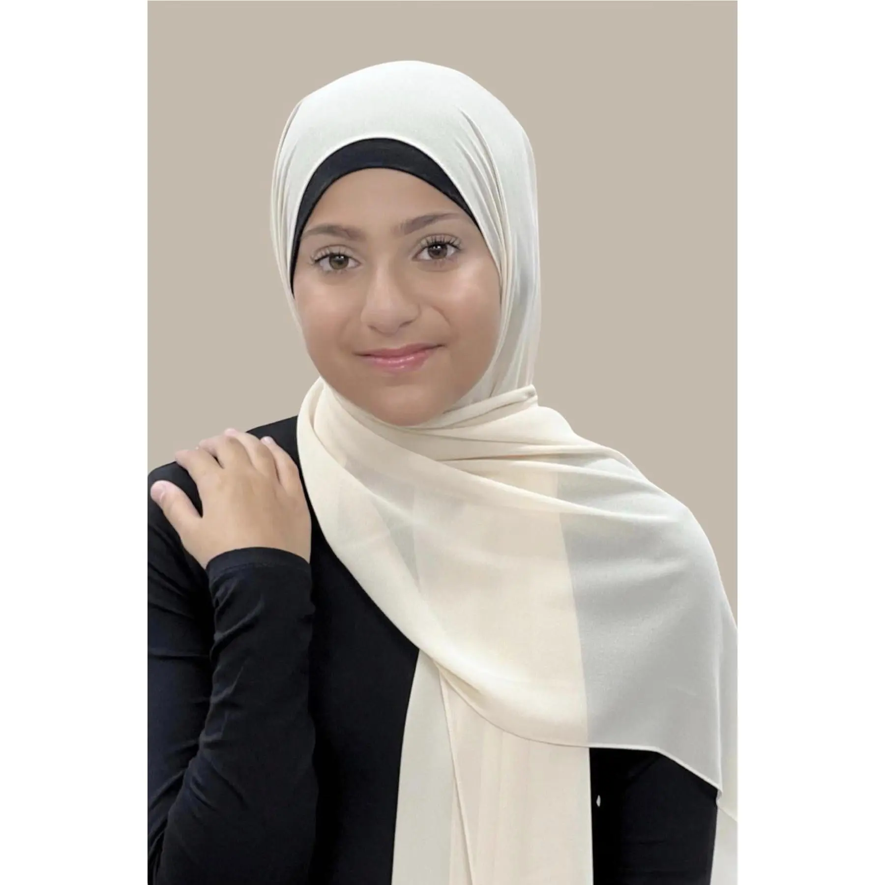 Modish Girl Classic Chiffon Hijab-Sheer Bliss
