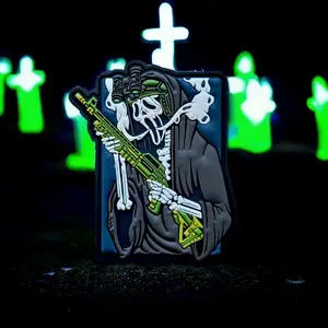 Ghost Face Tactical - Scream - 4" x 3" PVC Velcro Morale Patch