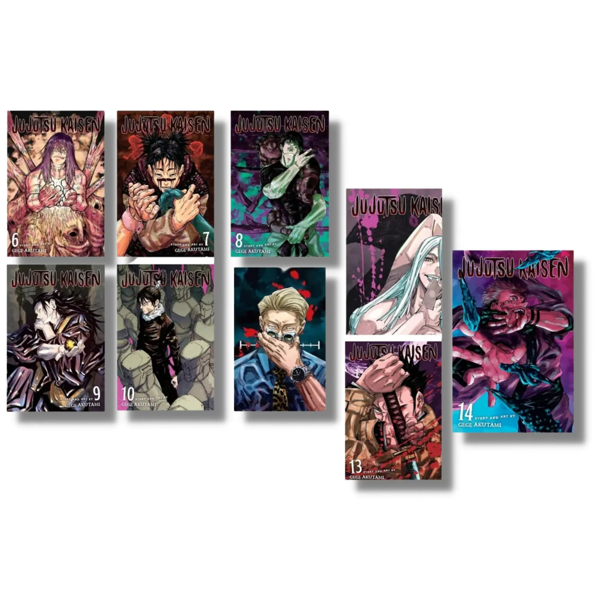 Jujutsu Kaisen Series Vol 6 - 14 Collection 9 Book Set - By Gege Akutami