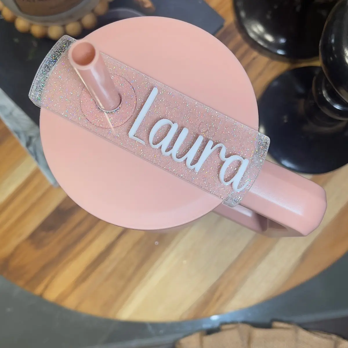 personalized 40oz name tag round Cup Drinkware