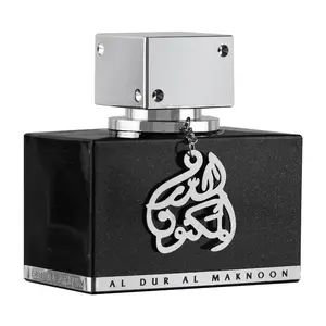 Al Dur Al Maknoon Silver For Men EDP - 100ML(3.4oz) By Lattafa Fragrance Cologne Apple Jasmine