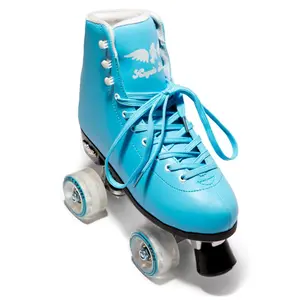 Sky Blue Roller Skates