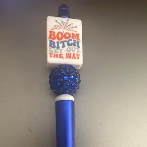 Boom B**** beaded pen