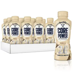 Core Power High Protein, 26g Protein, Milk Shake, VANILLA, 14 oz (Pack of 12)
