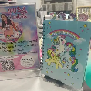 My little pony notebook with design