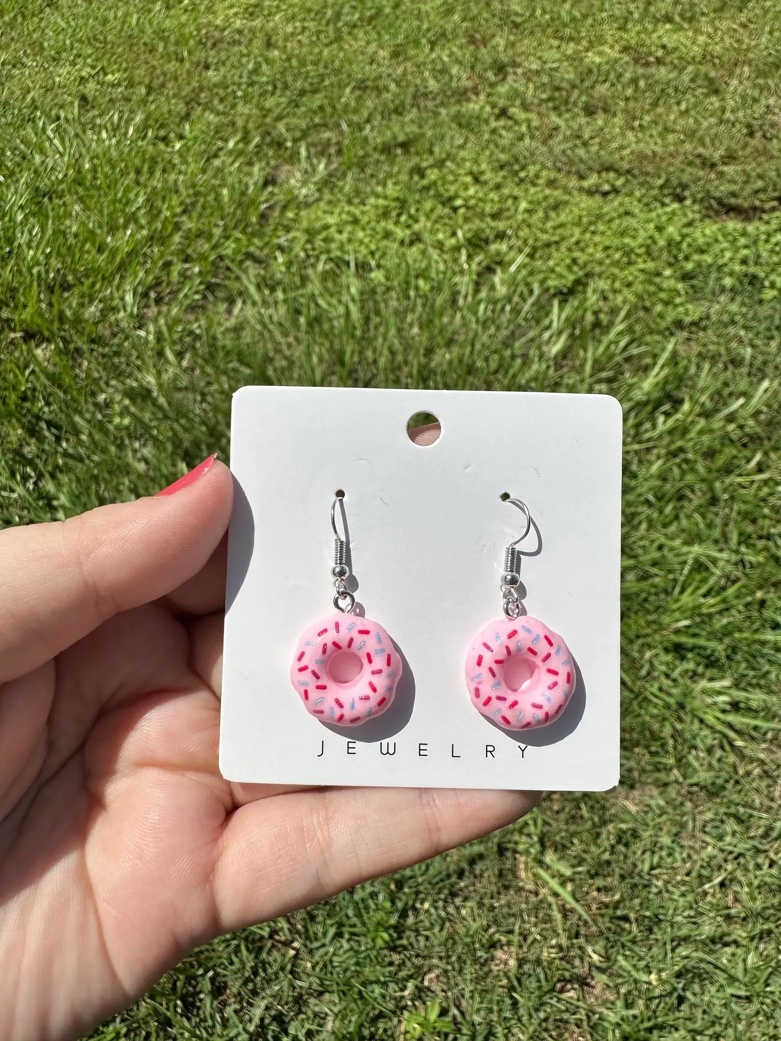 Donut earrings