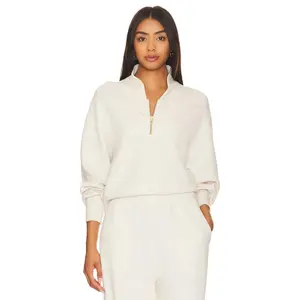 Varley Davidson Sweatshirt in Ivory Marl