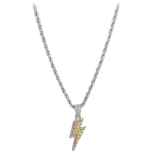 Lightning Pendant Necklace for Men Women