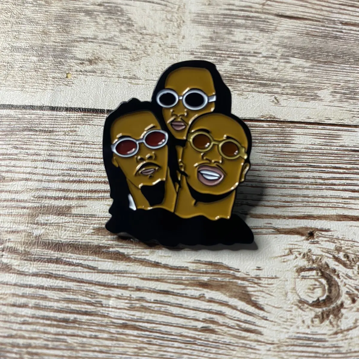 Migos enamel pin