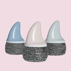 Cute Shark-Fin Pan Scrubber (with 1 scrub refills)