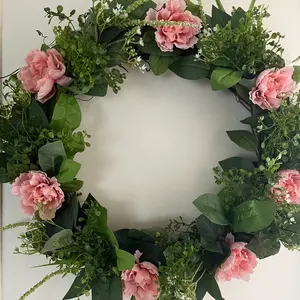 Grapevine wreath, floral wreath, front door wreath