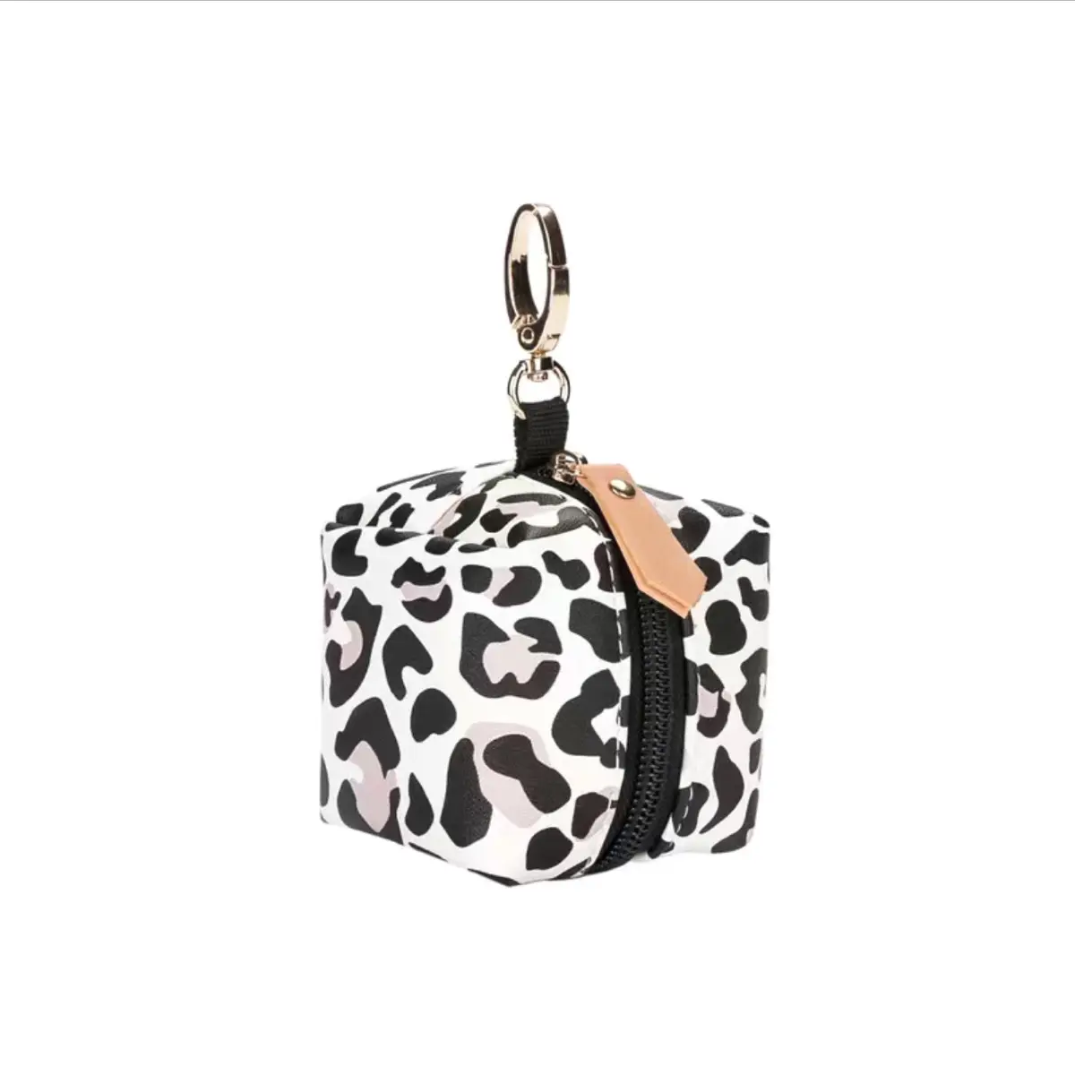 Waterproof Leopard Print Pacifier Bag With Zip With Zip