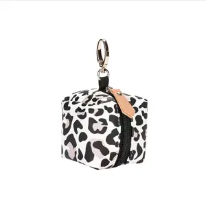 Waterproof Leopard Print Pacifier Bag With Zip With Zip