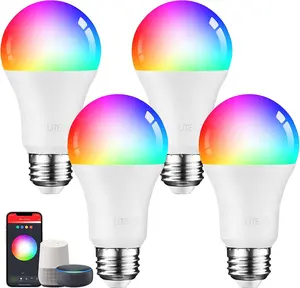 Torchstar Smart 9W A19 LED Bulb - Google Home & Alexa Compatible
