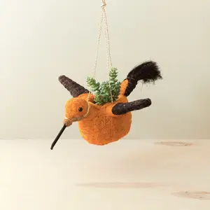 Hummingbird Planter - Coco Coir | LIKHA x Gilded Frond Clay + Textiles
