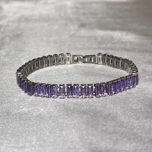 Purple CZ Bracelet