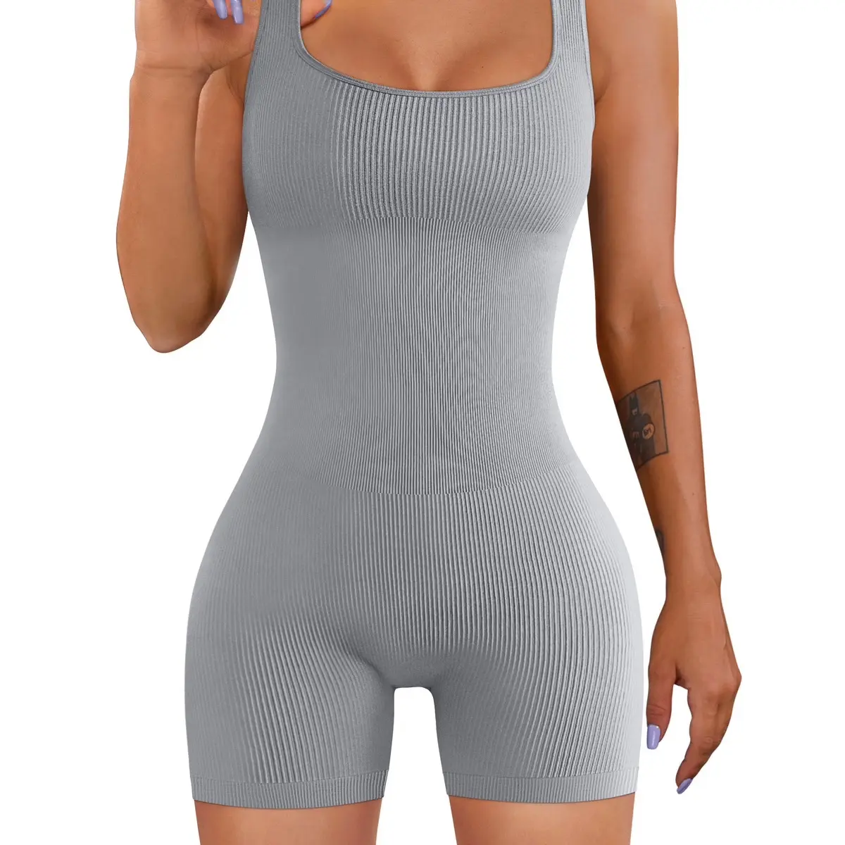 SNATCHED SEAMLESS SHORT JUMPSUIT