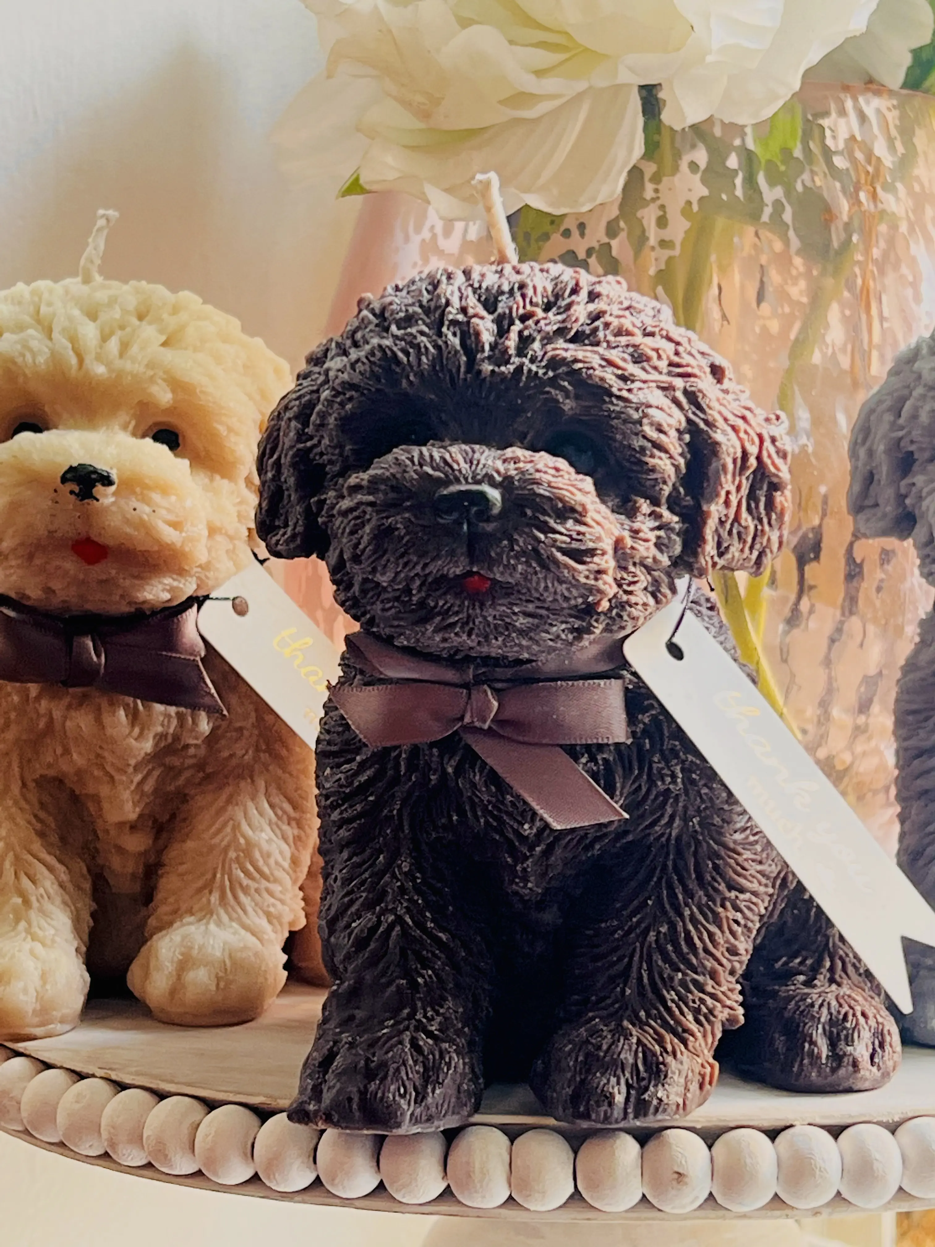 Large Dog/ Puppy Wax Candles
