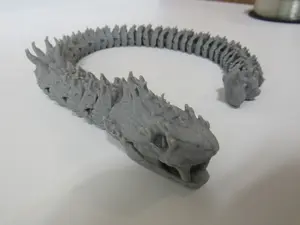 Botata 3D printed snake , PLA plastic made, 1 snake