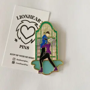 Moonlight dancers enamel pin