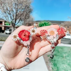 Uterus outlined Badge Reel | Anatomical