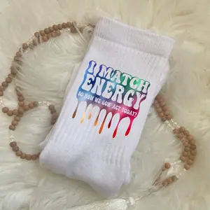 I match energy UV color changing socks