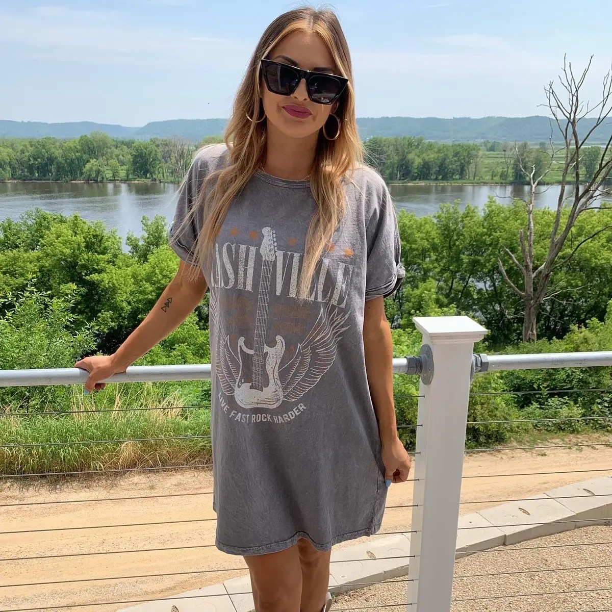 Nashville dress Casual tshirt dress Nashville dress Casual tshirt dress