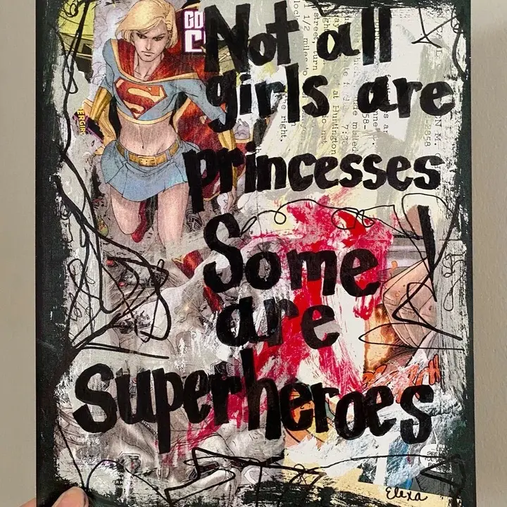Supergirl Art Print
