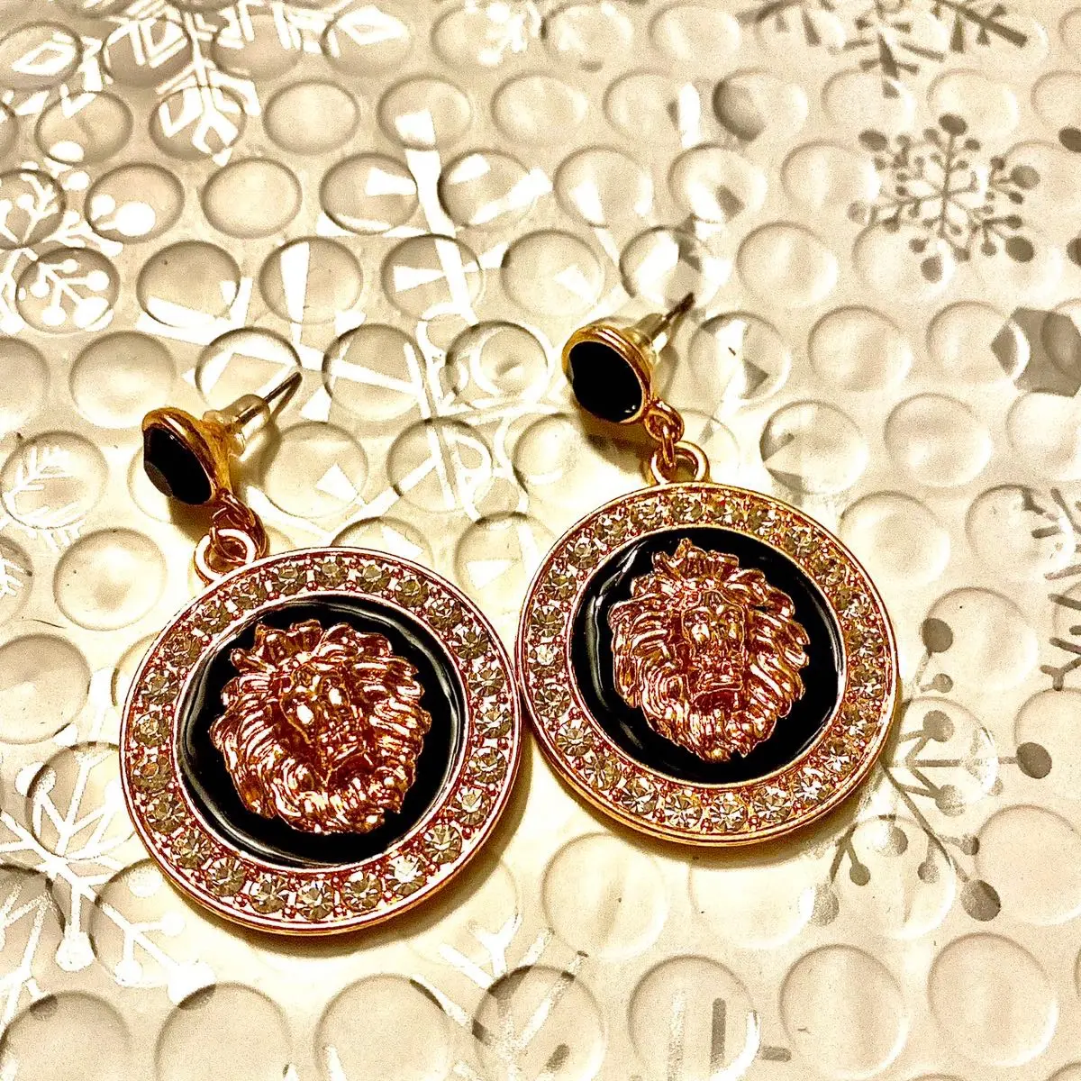 Lion earrings