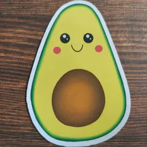 Kawaii Avocado Vinyl Sticker