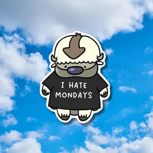 I hate Mondays Appa Sticker