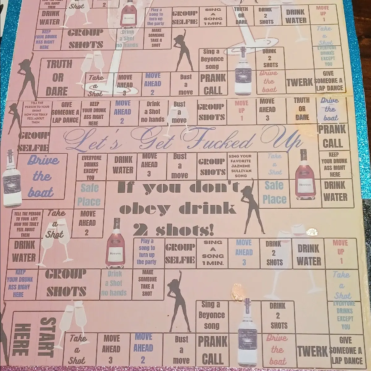 Game Board Game, can also be personalized with name add 5.00