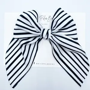Spine Tingling Stripes Bow