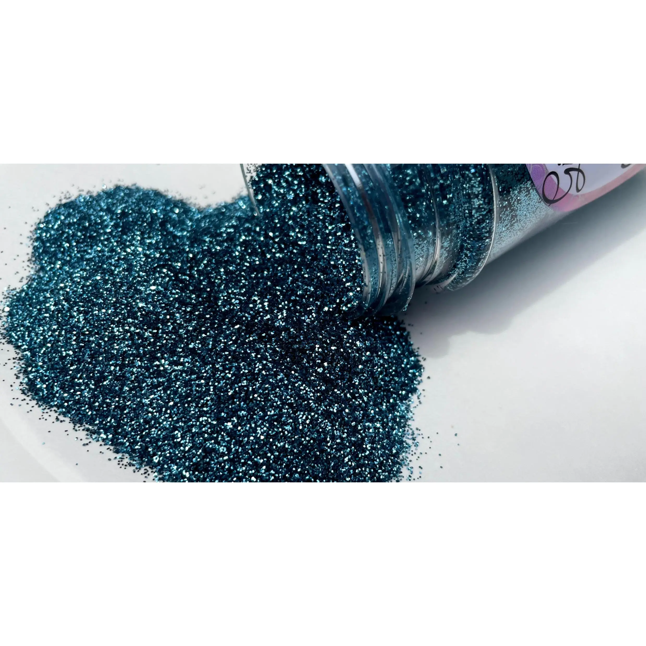 Ice Blue Metallic Polyester Glitter for Tumblers, Ornaments, Resin Art Supplies - 2oz by Weight