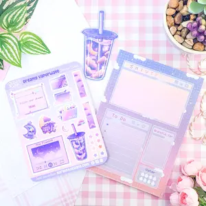 Dreamy Vaporwave Stationery Bundle