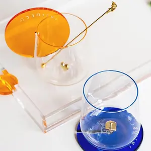 Cupcoaster colorful acrylic